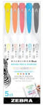 Zebra Ecsetirón Zebra Mildliner Brush&Marker Friendly 5-ös készlet (79505)