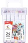 Deli Color Emotion Alkoholos Marker Készlet - 24 Darabos (DEL70801-24)