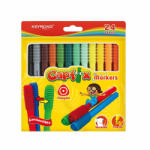 Keyroad Rostirón, filctoll készlet összekapcsolható fejekkel 24 db/bliszter Keyroad Capfix vegyes színek (KR971770) - bestoffice