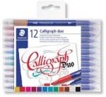 STAEDTLER Kalligrafikus marker készlet 12db-os STAEDTLER 2, 0/3, 5 mm kétvégű Calligraph Duo (3005 TB12)