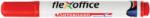 FlexOffice Táblamarker, 2, 5 mm, kúpos, FLEXOFFICE "WB03", piros (FOWB03P) - irodaoutlet