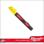 Milwaukee Jelölő filctoll átfordítható fejű lakkfilc INKZALL - Vastag SÁRGA (48223721)
