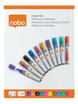 Nobo Táblamarker, folyékonytintás, kúpos, 1-3 mm, NOBO, vegyes színek (VN5381) - fapadospatron