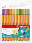 STABILO Tűfilc Stabilo Point 88 0, 4 mm 18 db-os klt. 8818-22-5 (8818-22-5)