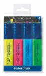 STAEDTLER Textsurfer Classic 364 Szövegkiemelő Készlet - 1-5 mm, 4 Különböző Szín (364 WP4)