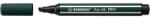 STABILO Pen 68 Max Rostirón - 1-5 mm, Vágott Hegy, Földzöld (768/63)