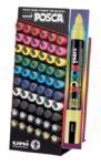 uni Posca PC-5M 1, 8-2, 5 mm Dekor Marker Készlet - Vegyes Színek 60 db / Csomag