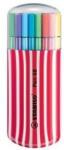 STABILO Filctoll STABILO Pen 68 20 darabos Zebrui Berry (6820-02-1-5) - papir-bolt