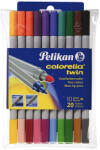 Pelikan Colorella Star Filctoll - Vízbázisú, Kimosható, 0, 8 mm, 10 db-os Készlet