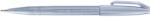 Pentel Ecsettoll, kalligrafikus hajlékony hegyű Pentel SES15C-S3X szürkéskék (SES15C-S3X) - web24