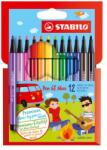 STABILO Száljelölők STABILO Pen 68 Mini, 12 db-os készlet