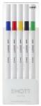 uni Tűfilc UNI EMOTT 5 darabos 0, 4mm (kék, piros, sárga, fekete, zöld) (2UEMOTTNO1) - fotoland