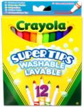Crayola 7509 Lemosható Vastag Filctoll - 12 db, Vegyes