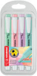 STABILO Szövegkiemelő 1-4mm, vágott hegy 4 db-os Stabilo Swing cool pastel 275/4 (275/4-08) - cartridge