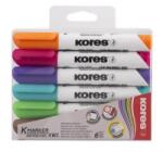 Kores K-Marker tábla- és flipchart marker készlet 6 különböző szín (20802) (20802)