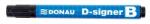 DONAU D-Signer Táblamarker - 2-4 mm, Fekete