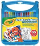 Crayola Crayola: SuperTips kimosható filctoll és papír készlet - 65 db-os (04-0377) - ejatekok