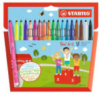 STABILO Filctoll STABILO Trio A-Z 18 darabos (378/1-18-01) - papir-bolt
