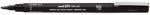 uni Pin Vágott Hegyű Rajzmarker - 2 mm, Fekete