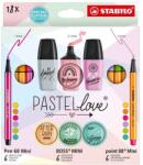 STABILO MINI Pastellove 18 db-os készlet (77/5-8-5)