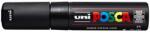 uni Dekormarker 4, 5-5, 5mm, Uni Posca PC-7M fekete (2UPC7MF) - best-toner