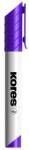 Kores Tábla- és flipchart marker, 1-3 mm, kúpos, KORES "K-Marker", lila (IK20836) - jatekotthon