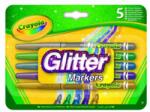 Crayola csillámos filctoll 5 db (58-8645)