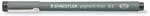 STAEDTLER Tusfilc, 0, 3 mm, STAEDTLER "Pigment Liner 308", fekete