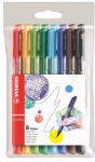 STABILO Filctoll STABILO PointMax 0.8 8 darabos (488/8-01) - papir-bolt