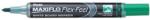 Pentel Maxiflo Flex Feel Hajlékony Hegyű Táblamarker - 1-5 mm, Zöld