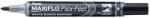 Pentel Maxiflo Flex Feel Hajlékony Hegyű Táblamarker - 1-5 mm, Fekete