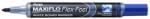 Pentel Maxiflo Flex Feel Hajlékony Hegyű Táblamarker - 1-5 mm, Kék