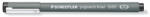 STAEDTLER Tusfilc, 0, 05 mm, STAEDTLER "Pigment Liner 308", fekete - papir-bolt