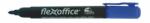 FlexOffice Alkoholos marker, 1, 5 mm, kúpos, FLEXOFFICE "PM03", kék - irodaszer-aruhaz