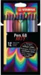 STABILO ARTY Pen 68 12db-os vegyes színű filctoll készlet (6812-1-20) - bestbyte