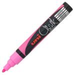 uni Chalk Marker Pen PWE-5M Medium Bullet Tip - Fluorescent Pink (2UPWE5MFLR)
