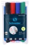 Schneider Tábla- és flipchart marker készlet, 2-3 mm, kúpos, SCHNEIDER "Maxx 290", 4 különböző szín (TSC290V4) - jatekotthon