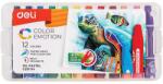 Deli Color Emotion Olajpasztellkréta - Hatszögletű, 12 Különböző Szín - fizz - 970 Ft