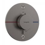 Hansgrohe Unitate comanda Hansgrohe ShowerSelect Comfort, 2 iesiri, termostat, necesita valva, mat, antracit, 15554340 (15554340)