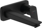 Hansgrohe Logis, rejtett mosdócsaptelep, kifolyó 195 mm, fekete matt, HAN-71220670 (HAN-71220670)