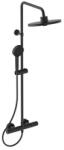 Ideal Standard Ceratherm T25+ falon kívüli, termosztátos zuhanyrendszer, silk black (IS-A7210XG)