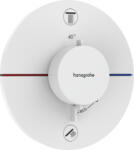 Hansgrohe ShowerSelect Comfort S, rejtett termosztát 2 készülékhez, fehér matt, HAN-15554700 (HAN-15554700)
