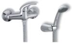 FERRO Metalia 55 - Set de duș cu baterie, suport și pară de duș, crom 55060, 0 (55060,0)