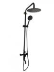 Mixxus Accesorii sanitare Coloana de dus Mixxus SUS-009-J NEGRU, 120 cm baterie si para, monocomanda, furtun flexibil (8476) - 24mag