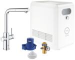 GROHE Blue Professional készlet kihúzható fejjel, szénsavadagolóval, L alakú kifolyóval, króm 31326002 (31326002)