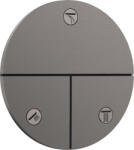 Hansgrohe ShowerSelect Comfort S, rejtett szelep 3 készülékhez, szálcsiszolt fekete króm, HAN-15558340 (HAN-15558340)
