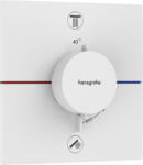 Hansgrohe ShowerSelect Comfort E, rejtett termosztát 2 készülékhez, fehér matt, HAN-15572700 (HAN-15572700)