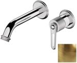SAPHO Baterii - Baterie lavoar încastrată, instalare cu 2 orificii, cu corp de montare, bronz BB018/18 (BB018/18)
