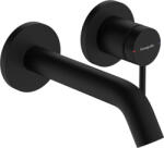 Hansgrohe Tecturis S, EcoSmart+ karos mosdócsaptelep vakolat alatt 165 mm-es kifolyóval, fekete matt, HAN-73350670 (HAN-73350670)