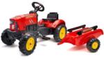 FALK Falk: Traktor Supercharger utánfutóval - piros